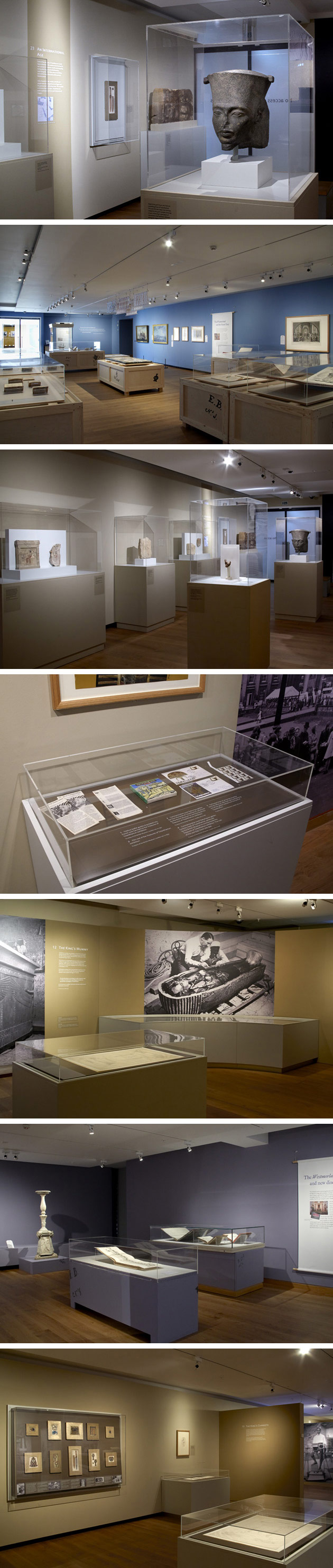 Display Cases for Tutankhamun Exhibition at Ashmolean Museum, University of Oxford