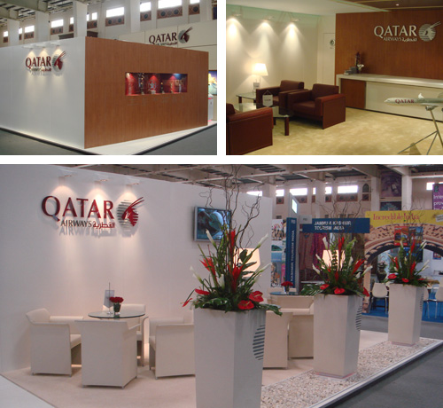 Qatar Airways Exhibition Stand